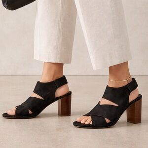 Vince Farrah Suede Heel in black, women’s size 8.5